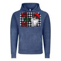 Vintage Denim ho ho ho Vintage Hoodie - CowhideDigitalArt