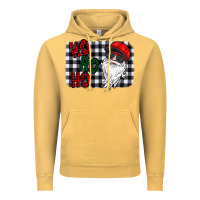 Vintage Mustard ho ho ho Vintage Hoodie - CowhideDigitalArt
