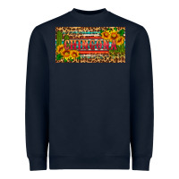 Navy Chingona license plate Heavyweight Sweatshirt - HRA Design Shop