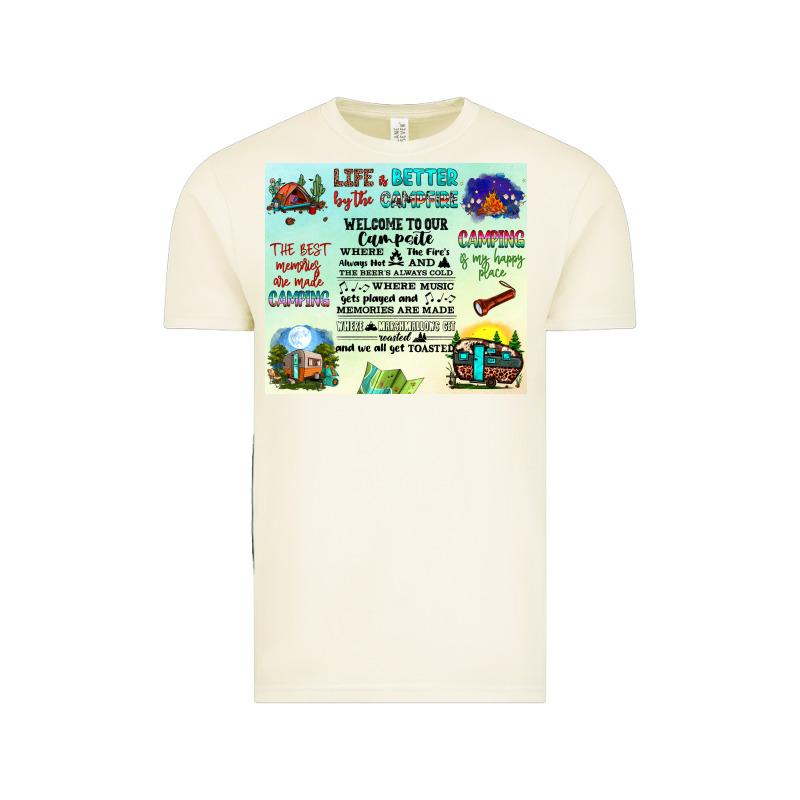Life Is Better By The Campfire Vintage Tee by JahusDesignShop | Teevron
