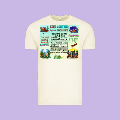 Life Is Better By The Campfire Vintage Tee Designed By Jahusdesignshop