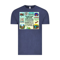 Vintage Denim life is better by the campfire Vintage Tee - JahusDesignShop