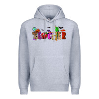 Heather Grey Halloween Teacher Premium Hoodie - RanaPortraitStore