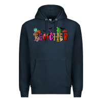 Navy Halloween Teacher Premium Hoodie - RanaPortraitStore