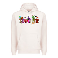 Pale Pink Halloween Teacher Premium Hoodie - RanaPortraitStore