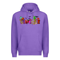 Purple Halloween Teacher Premium Hoodie - RanaPortraitStore