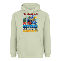 Matcha thr north pole polar express admit one round trip Heavyweight Hoodie - MaliasSmallBusiness