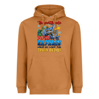 Meerkat thr north pole polar express admit one round trip Heavyweight Hoodie - MaliasSmallBusiness