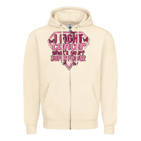 Sandshell i fight cancer whats your super power Zipper Hoodie - MaliasSmallBusiness