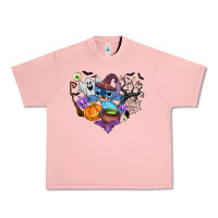 Stitch Heart Halloween Urban Heavy Tee | Teevron