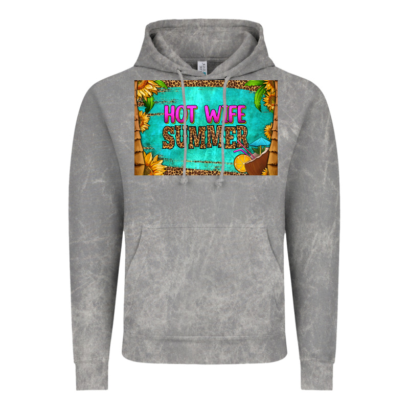 Hot Wife Summer Skinny Metal Can Holder Vintage Hoodie by HRA Design Shop | Teevron