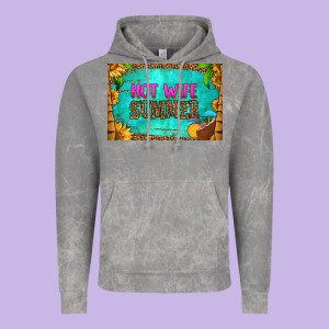 Hot Wife Summer Skinny Metal Can Holder Vintage Hoodie Designed By Hra Design Shop