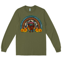 Army Green saddle sunflower horseshoe rainbow Long Sleeve Tee - Artiststas