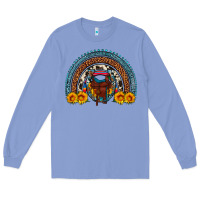 Colony Blue saddle sunflower horseshoe rainbow Long Sleeve Tee - Artiststas