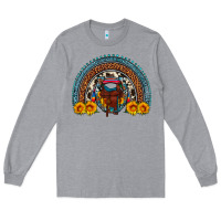 Heather Grey saddle sunflower horseshoe rainbow Long Sleeve Tee - Artiststas