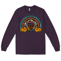 Plum saddle sunflower horseshoe rainbow Long Sleeve Tee - Artiststas