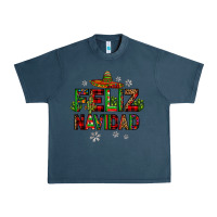 Midnight Navy feliz navidad Urban Heavy Tee - JahusDesignShop