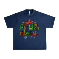 Navy feliz navidad Urban Heavy Tee - JahusDesignShop