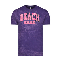 Cloud Purple beach babe Vintage Tee - JahusDesignShop