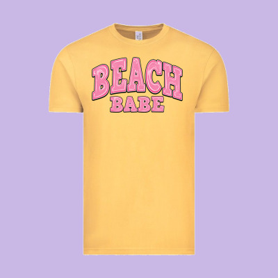 Beach Babe Vintage Tee Designed By Jahusdesignshop