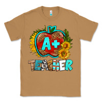 Toasted Coconut a+ teacher apple Classic Tee - BundleAndBundleShop