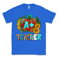 True Royal a+ teacher apple Classic Tee - BundleAndBundleShop