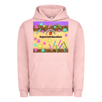 Pigment Salmon special education teacher Urban Hoodie - TumblerDesignByShophia