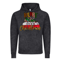 Vintage Black merry christmas Vintage Hoodie - CowhideDigitalArt