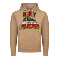 Vintage Coffee merry christmas Vintage Hoodie - CowhideDigitalArt