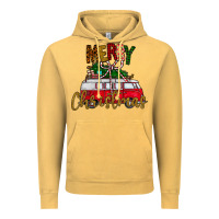 Vintage Mustard merry christmas Vintage Hoodie - CowhideDigitalArt