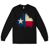 Black texas patch Long Sleeve Tee - AdoDesignShop