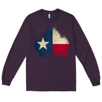 Plum texas patch Long Sleeve Tee - AdoDesignShop
