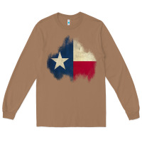 Toasted Coconut texas patch Long Sleeve Tee - AdoDesignShop