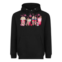 Black christmas debbie cake white coffee cups Heavyweight Hoodie - MaliasSmallBusiness