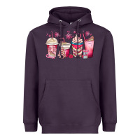 Plum christmas debbie cake white coffee cups Heavyweight Hoodie - MaliasSmallBusiness