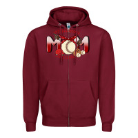 Baseball Mom Zipper Hoodie | Teevron