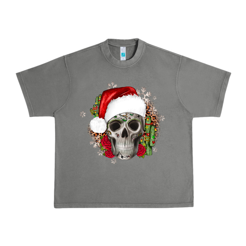 Skull Christmas Cactus Urban Heavy Tee by JahusDesignShop | Teevron