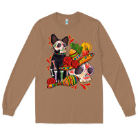 Toasted Coconut mexican dead day with skeleton cat Long Sleeve Tee - AdoDesignShop