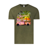 Vintage Olive sunset chaser Vintage Tee - JahusDesignShop