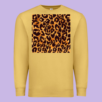Leopard Seamless Pattern Bbs Premium Sweatshirt Designed By Bundleandbundleshop