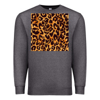 Charcoal Heather leopard seamless pattern bbs Premium Sweatshirt - BundleAndBundleShop