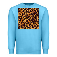 Ocean Blue leopard seamless pattern bbs Premium Sweatshirt - BundleAndBundleShop