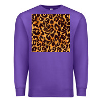 Purple leopard seamless pattern bbs Premium Sweatshirt - BundleAndBundleShop