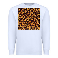 White leopard seamless pattern bbs Premium Sweatshirt - BundleAndBundleShop