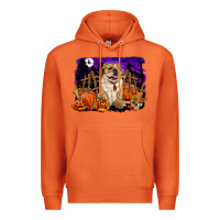 Carrot Halloween english bulldog Premium Hoodie - RanaPortraitStore