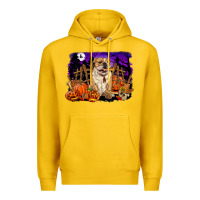 Lemon Halloween english bulldog Premium Hoodie - RanaPortraitStore