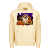 Pina Colada Halloween english bulldog Premium Hoodie - RanaPortraitStore