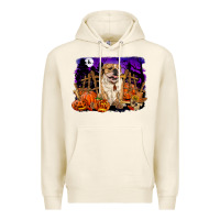 Tofu Halloween english bulldog Premium Hoodie - RanaPortraitStore