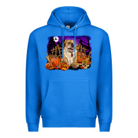 True Royal Halloween english bulldog Premium Hoodie - RanaPortraitStore