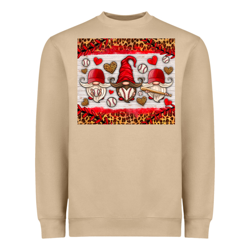 Baseball Gnome Heavyweight Sweatshirt by HRA Design Shop | Teevron